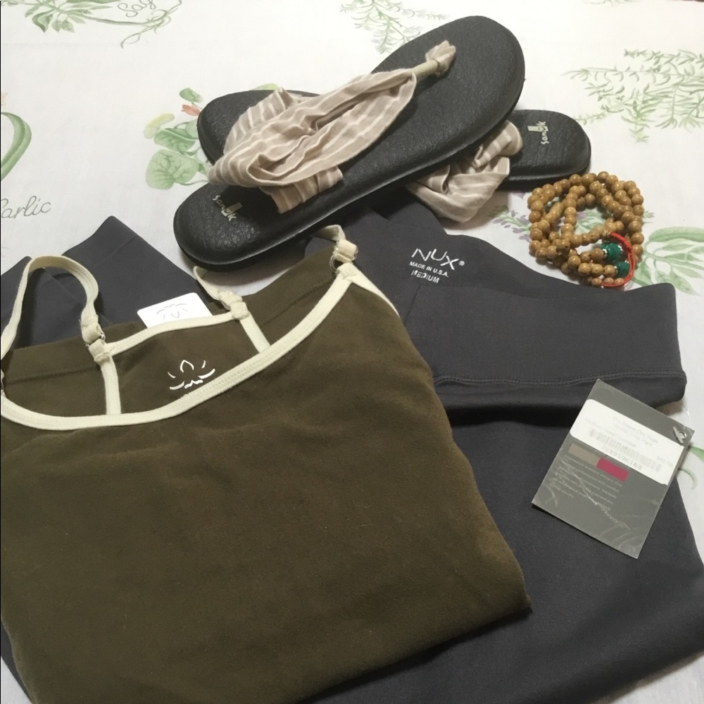 Yoga Top, Pants & Shoes